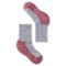 Kids' Smartwool Hike Light Cushion Crew Socks Light Gray