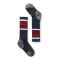 Kids' Smartwool Wintersport Full Cushion Stripe Over the Calf Socks Deep Navy
