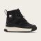 Kids' Sorel Whitney&trade; III Mid Waterproof Black / Sea Salt