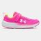 Kids' Under Armour Assert 10 AC Rebel Pink / High Vis Yellow / White