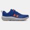 Kids' Under Armour Assert 10 AC Tech Blue / Mod Gray / Orange Blast