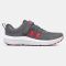 Kids' Under Armour Assert 10 AC Titan Gray / Black / Racer Red