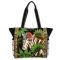 Laurel Burch Zahara Zebra Large Shoulder Tote