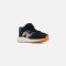 Little Kids' New Balance Fresh Foam Arishi v4 Bungee Lace with Top Strap Black with Blue and Agate