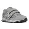 Little Kid's New Balance Hook and Loop 888v2 Grey/ Grey