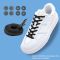 Lock Laces® Flat Laces No Tie Shoelaces Black