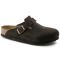 Men's Birkenstock Boston Soft Footbed Mocha Suede