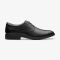 Men's Clarks Eldridge Plain Black Leather
