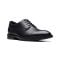 Men's Clarks Un Hugh Cap Black Leather