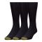 Men's Gold Toe Canterbury Crew 3-Pack Black