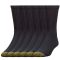 Men's Gold Toe Cotton Crew 6-Pack Black