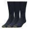 Men's Gold Toe Cotton Fluffies Crew 3-Pack Black
