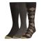 Men's Gold Toe Double Argyle Crew 3-Pack Brown