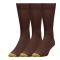 Men's Gold Toe Metropolitan Crew 3-Pack Brown