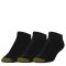 Men's Gold Toe Ultra Tec No Show 3-Pack Black