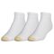 Men's Gold Toe Ultra Tec Quarter 3-Pack White