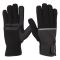 Men's Isotoner Adjustable Tech Stretch Glove with Reflective Detailing Black