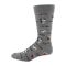 Men's MeMoi Coffee Time Crew Socks Medium Gray Heather