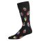 Men's MeMoi Dreidel Crew Socks Black