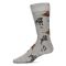 Men's MeMoi Labradors Crew Socks Light Gray Heather