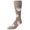 Men's MeMoi Poker Face Playing Card Crew Socks Crockery
