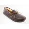 Men's Minnetonka Sheepskin Moose Moc Chocolate