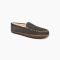 Men's Minnetonka Sheepskin Tobie Charcoal