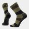 Men's Smartwool Everyday Barnsley Sweater Crew Socks Winter Moss