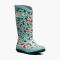Kids' Bogs Rainboot Butterfly Camo Sky Blue Multi