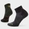 Women's Smartwool Run Zero Cushion Ankle Socks Black