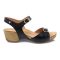 Women's Dansko Tricia Black Milled Burnished