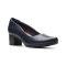 Women's Clarks Un Damson Step Navy Leather
