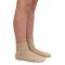 Women's Jefferies Smooth Toe Turn Cuff Organic Cotton Socks Khaki