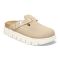 Women's Birkenstock Boston Chunky Warm Sand Suede