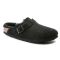 Women's Birkenstock Boston Shearling Black Suede