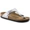 Women's Birkenstock Gizeh Silver Birko-Flor