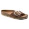 Women's Birkenstock Madrid Big Buckle Cognac Oiled Leather