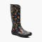Women's Bogs Rainboot Wild Rainbow Black Multi