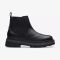 Women's Clarks Hencroft Step WP Black Leather