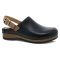 Women's Dansko Merrin Black Waxy Milled
