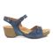 Women's Dansko Tricia Blue Milled Burnished
