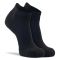 Women's Fox River Her Diabetic Lightweight Quarter Socks 2-Pack Black