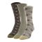 Women's Gold Toe Castaway Crew 3-Pack Khaki / Taupe / Floral