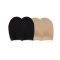 Women's MeMoi 4 Pair Women's Fine-Edge Mule Toe Covers with Cotton Cushioning Nude-Black