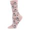 Women's MeMoi Camping Koalas Crew Socks Soft Pink