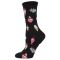 Women's MeMoi Ice Cream Sundae Crew Socks Black