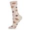 Women's MeMoi I'd Like S'more Please Crew Socks Hemp Heather