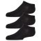 Women's MeMoi Low Cut Cotton Blend Socks 3-Pack Black