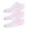 Women's MeMoi Low Cut Cotton Blend Socks 3-Pack White