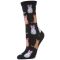 Women's MeMoi Studious Cats Crew Socks Black